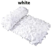 Filets de camouflage 1,5 m x 1 m et 4 m x 5 m, blanc, bleu, beige, style désert, pour dissimulation, auvent extérieur, ombrage de jardin ou tonnelle.