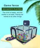 IMBABY – parc carré pour bébé, aire de jeux avec planche de basket-ball, activités pour bébé, grand enfant, barrières de sécurité corral, clôture