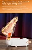 Sèche-chaussures à minuterie intelligente, sèche-chaussures télescopique réglable, désodorisant, séchage rapide