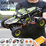 MOULD KING 18002 Voitures Techniques Jouets Le MOC-19517 APP&RC Buggy 4x4 RC Motorisé Modèle de Bloc de Construction en Brique Cadeau de Noël pour Enfants