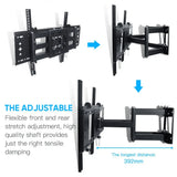 Support mural réglable pour TV, pour écran TV de 32 à 70 pouces, support TV flottant, inclinaison pivotante, support TV horizontal
