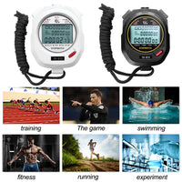 Chronomètre numérique professionnel pour les sports de plein air, chronomètre, chronomètre, chronomètre, chronomètre, chronomètre d'entraînement, chronomètre, précision 0.01s, outils de minuterie