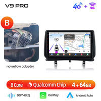 Junsun Qualcomm 8-Core 360 Camera Wireless CarPlay Android Auto Car Radio for Renault Clio 3 2005-2014 GPS Multimedia