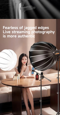 MIAOTU Lampe de photographie LED COB 200 W pour vidéo en direct, éclairage d'appoint haute luminosité 2700-6500 K, éclairage photographique