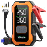 Démarreur de saut de voiture 4 en 1, 8000a, pompe à Air 150psi, Booster de batterie de voiture, dispositif de démarrage du moteur, compresseur d'air pour pneus, batterie externe