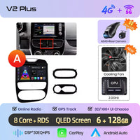 Autoradio Junsun CarPlay Android Auto pour Renault Clio 4 ZOE 2012-2017, système GPS intelligent, stéréo multimédia