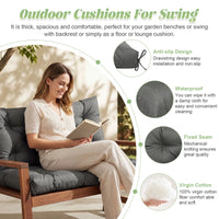 Coussin de banc d'extérieur, protection solaire imperméable, coussin de chaise en bois, coussin de banc d'intérieur imperméable, coussin de balançoire de porche