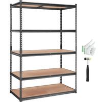 SucceBuy – étagère de rangement sur pied à 5 niveaux, organisateur robuste, support métallique pour cuisine, salon, entrepôt, support à fleurs