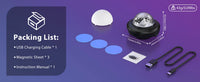 U'King 2 pièces USB Mini boule magique à commande vocale LED boule Disco lumière DJ atmosphère lumière télécommande stroboscopique veilleuse