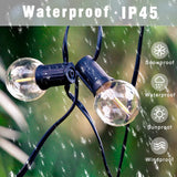 9 M/26 M feston LED Globe chaîne lumière fée LED G40 extérieur pour fête de noël jardin décor guirlande lampe rue Patio arrière-cour