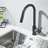 WanmiLizlo-Robinet de cuisine à levier unique, pivotant à 360 °, eau chaude et froide