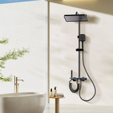 HOfraîchement-Système de douche avec lumières, ensemble de douche en verre du Guatemala, affichage numérique, ensemble de douche de centre commercial en cuivre