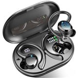 Écouteurs sans fil, Bluetooth 5.3, basses stéréo, micro intra-auriculaire antibruit, étanches IP7, pour le sport, autonomie de 40 heures.