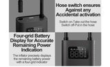 Xiaomi Mijia Compresseur à Air Portatif 2/2D, Gonfleur Pneus Voiture 150PSI (10.5 Bars) avec Lumière LED, 3 Embouts de Gonflage, Electrique Pompe pour Vélo, Moto, Balle