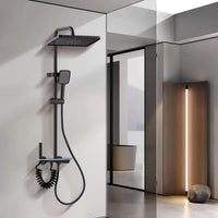HOfraîchement-Système de douche avec lumières, ensemble de douche en verre du Guatemala, affichage numérique, ensemble de douche de centre commercial en cuivre