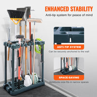 SucceBuy 10 fentes organisateur d'outils de jardin de cour outil à Long manche/frenouille/tour de chambre support de support de rangement pour l'organisation du Garage