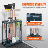 SucceBuy 10 fentes organisateur d'outils de jardin de cour outil à Long manche/frenouille/tour de chambre support de support de rangement pour l'organisation du Garage