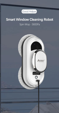Fenêtre Robot aspirateur travail automatique verre électrique Limpiacristales télécommande pour la maison