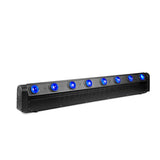 2 pièces barre de LED faisceau lumière principale mobile 8x12W RGBW 4in1 DMX512 pour DJ Disco fête boîte de nuit événement spectacle effets de scène