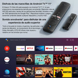 Clé TV connectée Xiaomi 4K, Android TV 11, processeur quadricœur Cortex-A35, 2 Go de RAM, 8 Go de ROM, Netflix, Wi-Fi, Assistant Google, dongle TV
