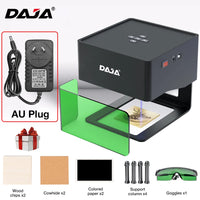 DAJA graveur Laser CNC bricolage DJ6 Machine de gravure Laser 3000mw rapide Mini Logo marque imprimante Cutter travail du bois bois plastique verre