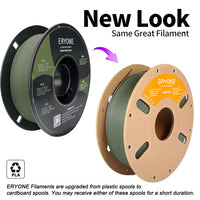 Filament PLA mat premium ERYONE 1/3/5/10 kg, diamètre 1,75 mm, impression 3D, multicolore disponible, promotion exceptionnelle sur le filament PLA mat, bobine de 1 kg.