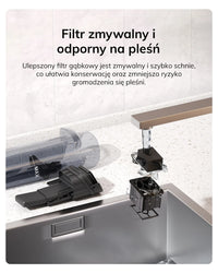 Serpillère intelligente sans fil ILIFE W90/W90 Pro pour nettoyage humide et sec, aspiration de 5500/7000 Pa, auto-nettoyage en 1 minute, grand réservoir d'eau double
