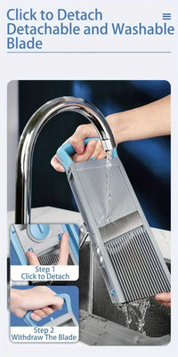Ensemble de trancheuse et râpe multifonctionnelle pour légumes et fruits, hacher, râper et trancher efficacement, PotTag et plus d'outils de cuisine, 1 pièce