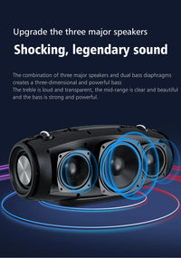 Enceinte Bluetooth portable ZEALOT-S67 60W - Idéale pour les fêtes en extérieur - Puissante et offrant d'excellentes basses - Haute fidélité