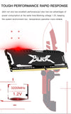 PUSKILL DDR4 Memoria Ram 16GB 8GB 1.2V 3200MHz Desktop 288-Pin Computer Heatsink Cooling Vest Memory