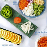 Ensemble de trancheuse et râpe multifonctionnelle pour légumes et fruits, hacher, râper et trancher efficacement, PotTag et plus d'outils de cuisine, 1 pièce