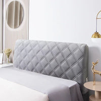Housse de tête de lit matelassée en velours de haute qualité, tout compris, ultra luxueuse, douce et épaisse, matelassée en peluche courte.