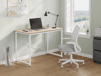 Bureau d'ordinateur WOLTU avec structure en métal, table de travail moderne et spacieuse pour la maison, le bureau ou la chambre. Idéal pour écrire, étudier ou jouer.