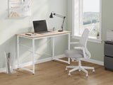 Bureau d'ordinateur WOLTU avec structure en métal, table de travail moderne et spacieuse pour la maison, le bureau ou la chambre. Idéal pour écrire, étudier ou jouer.