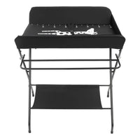 Table à langer pliable pour bébé, avec étagères de rangement, coussin avec échelle de hauteur, grande Table à langer 80x63cm