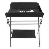 Table à langer pliable pour bébé, avec étagères de rangement, coussin avec échelle de hauteur, grande Table à langer 80x63cm