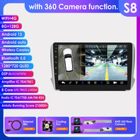 OSSURET CarPlay Android 12 autoradio pour PEUGEOT 2008 208 2012-2018 lecteur multimédia de voiture Navi GPS 2din 4G-LET autoradio RDS