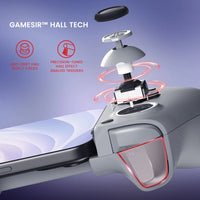 Manette de jeu Bluetooth GameSir G8 Galileo / G8 Plus pour téléphone portable, avec joystick à effet Hall, compatible Switch, téléphones Android et autres appareils.