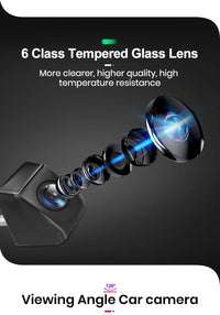 Caméra de recul AWESAFE pour voiture, résolution 960P/1080P, étanche, grand angle 120°/140°/145°, caméra de stationnement avec fonction de recul.