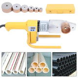 Machine à souder les tubes 1000 W pour le soudage de tubes en fer et plastique PP/PPR/PB/PE, avec outil de chauffage par fusion à chaud de diamètre 20-63 mm.