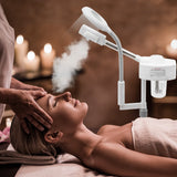 Lampe loupe 2 en 1 750W, vaporisateur d'ozone chaud, dispositif de vapeur, Machine de Sauna faciale avec lumière 5X