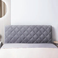 Housse de tête de lit matelassée en velours de haute qualité, tout compris, ultra luxueuse, douce et épaisse, matelassée en peluche courte.