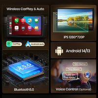 Junsun Wireless CarPlay Android Auto Car Radio For Citroen C4 2 B7 2013 - 2016 GPS Multimedia 2 din