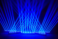 2 pièces barre de LED faisceau lumière principale mobile 8x12W RGBW 4in1 DMX512 pour DJ Disco fête boîte de nuit événement spectacle effets de scène