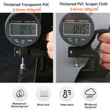 Bâche imperméable en PVC d'épaisseur 0.55mm, bâche résistante aux intempéries et aux UV pour gaz de jardin, porche, Garage, couverture pour plantes agricoles