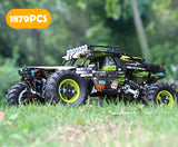 MOULD KING 18002 Voitures Techniques Jouets Le MOC-19517 APP&RC Buggy 4x4 RC Motorisé Modèle de Bloc de Construction en Brique Cadeau de Noël pour Enfants