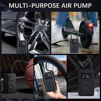 Xiaomi Mijia Compresseur à Air Portatif 2/2D, Gonfleur Pneus Voiture 150PSI (10.5 Bars) avec Lumière LED, 3 Embouts de Gonflage, Electrique Pompe pour Vélo, Moto, Balle