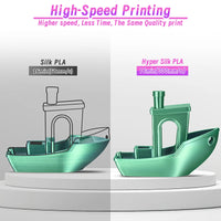 ERYONE Nouveauté Filament PLA Soie Hyper Speed bicolore haute qualité 1 kg, diamètre 1,75 mm, pour imprimante 3D - Livraison rapide