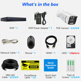 MOVOLS 8CH 5MP 8MP POE système de caméra de sécurité Audio bidirectionnel 8MP NVR Kit CCTV caméra IP extérieure H.265 P2P ensemble de Surveillance vidéo