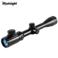 Lunette de chasse 3-9x40 avec illumination rouge ou verte, viseur optique avec montures, réticule Mil Dot, pour la chasse tactique à l'air comprimé